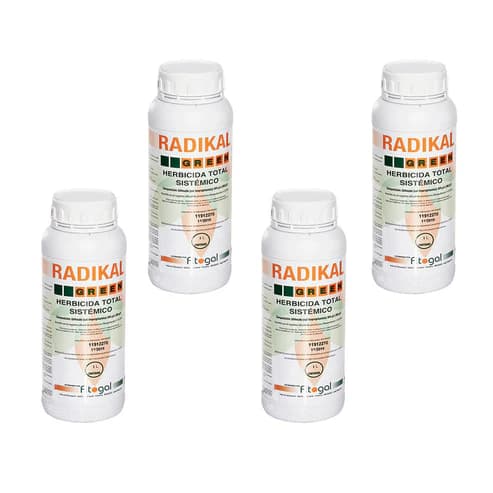 Herbicide Radikal Professionnel 4x1L tous jardins - Image 1